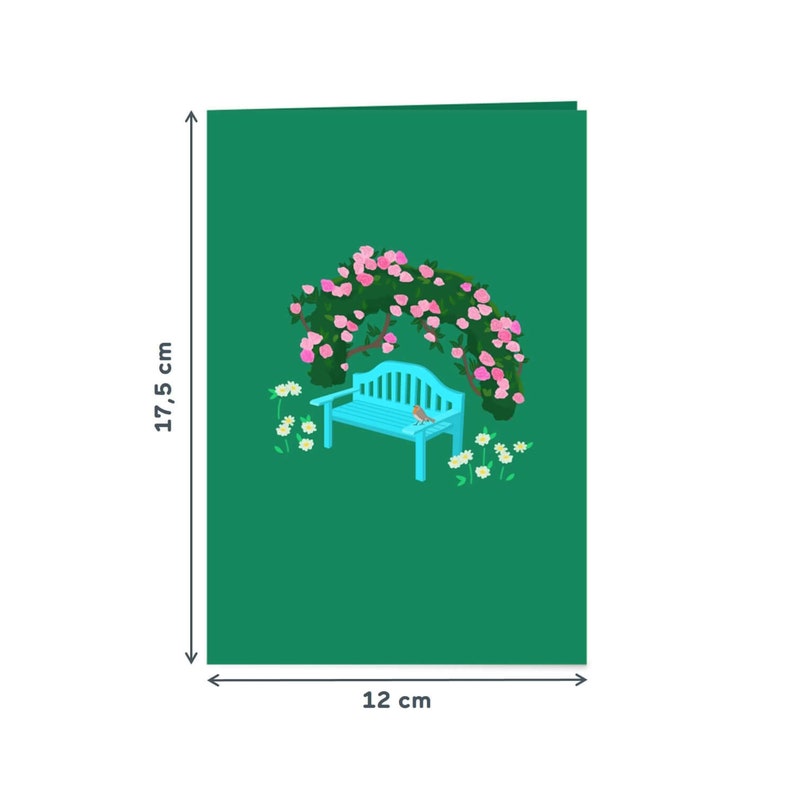 Carte pop-up Jardin avec fleurs – Carte d'anniversaire 3D pour femme, mère et petite amie, carte de fleurs 3D pour la fête des mères, carte Get Well Soon image 4