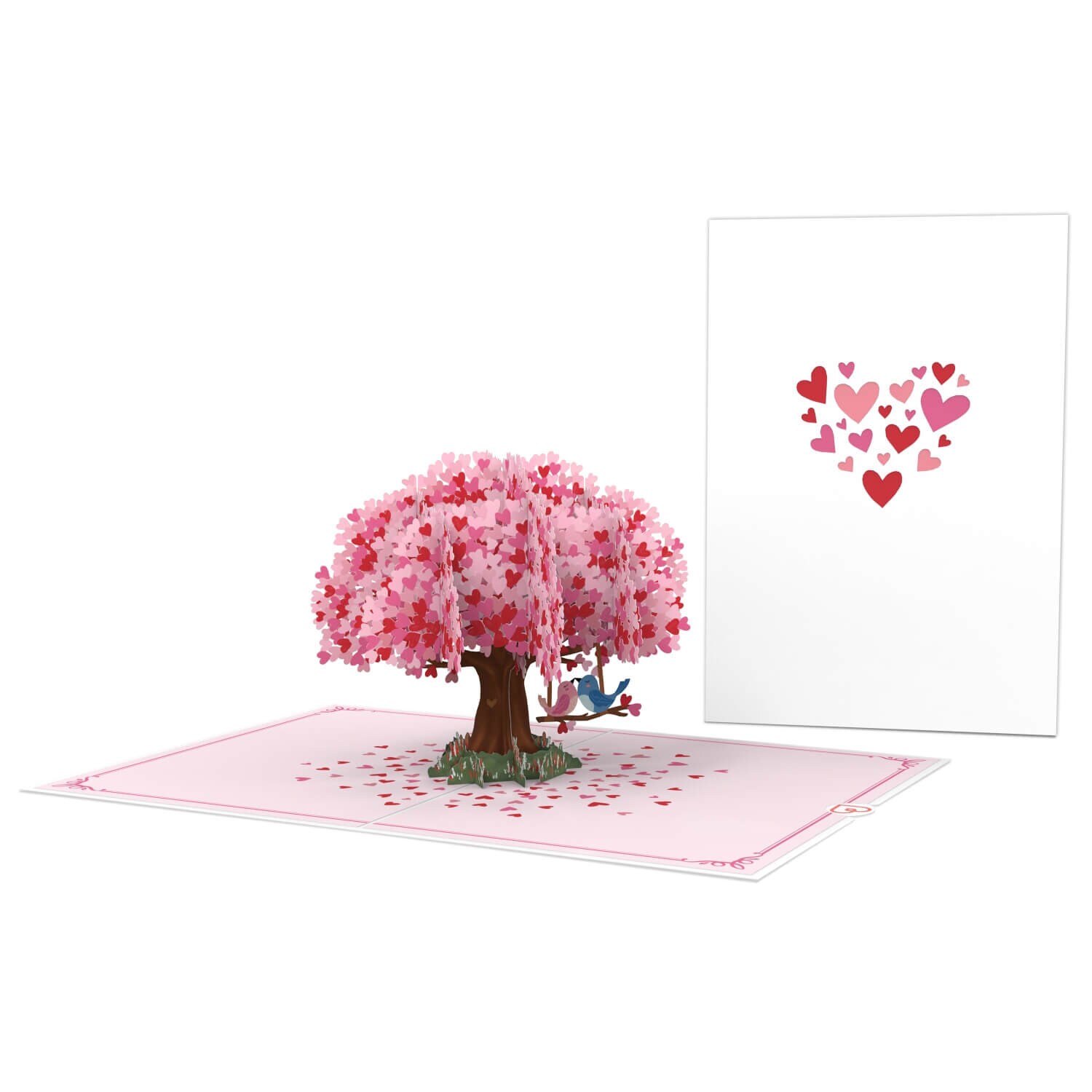 Carte Pop-up 3D Arbre D'amour - Cadeau Romantique Pour Mariage, Saint-Valentin, Anniversaire (avec Enveloppe) - 6