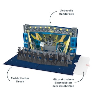 3D Pop-Up Karte „E-Gitarre“ – Coole Geburtstagskarte & Einladung Für Musikfans