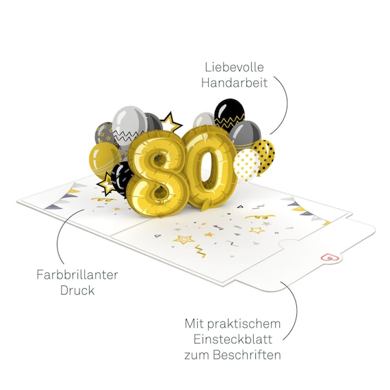 Biglietto 50° Compleanno Pop-up 3D - Design 49+1 Divertente Con Busta, Per Uomini E Donne - Foto 9