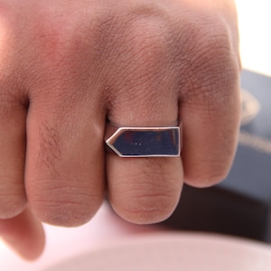 Solid Silver Ring, 925 Silver Ring, Plain Silver Ring, Sterling Silver Band For mens,  Gift For him, Men&#39;s Wedding Ring bands, thumb ring