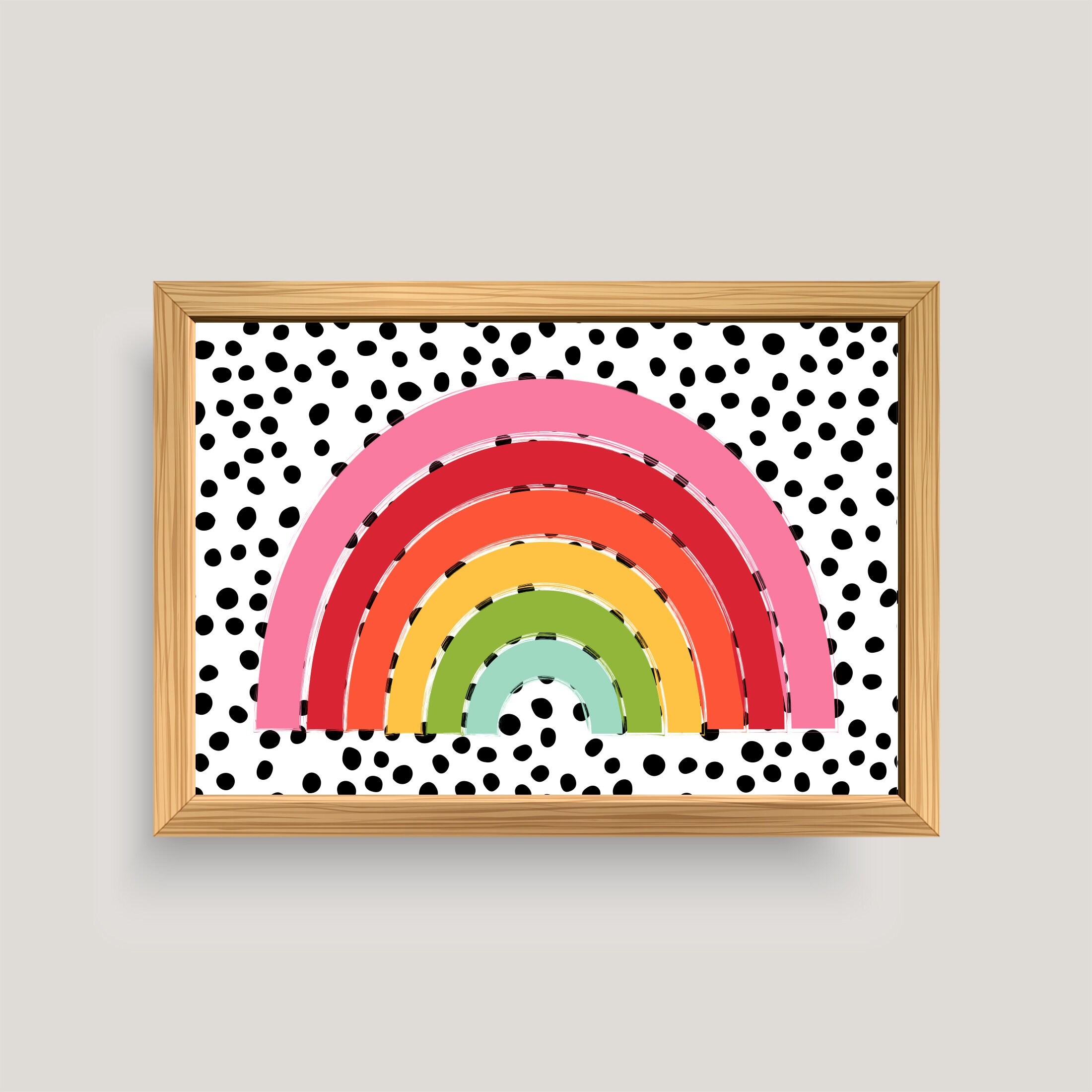 Watercolor Rainbow Wall Art, Coral Rainbow Art Prints or Canvas, Rainbow  Artwork, Rainbow Girl Nursery Decor, Rainbow Artwork Set of 3 