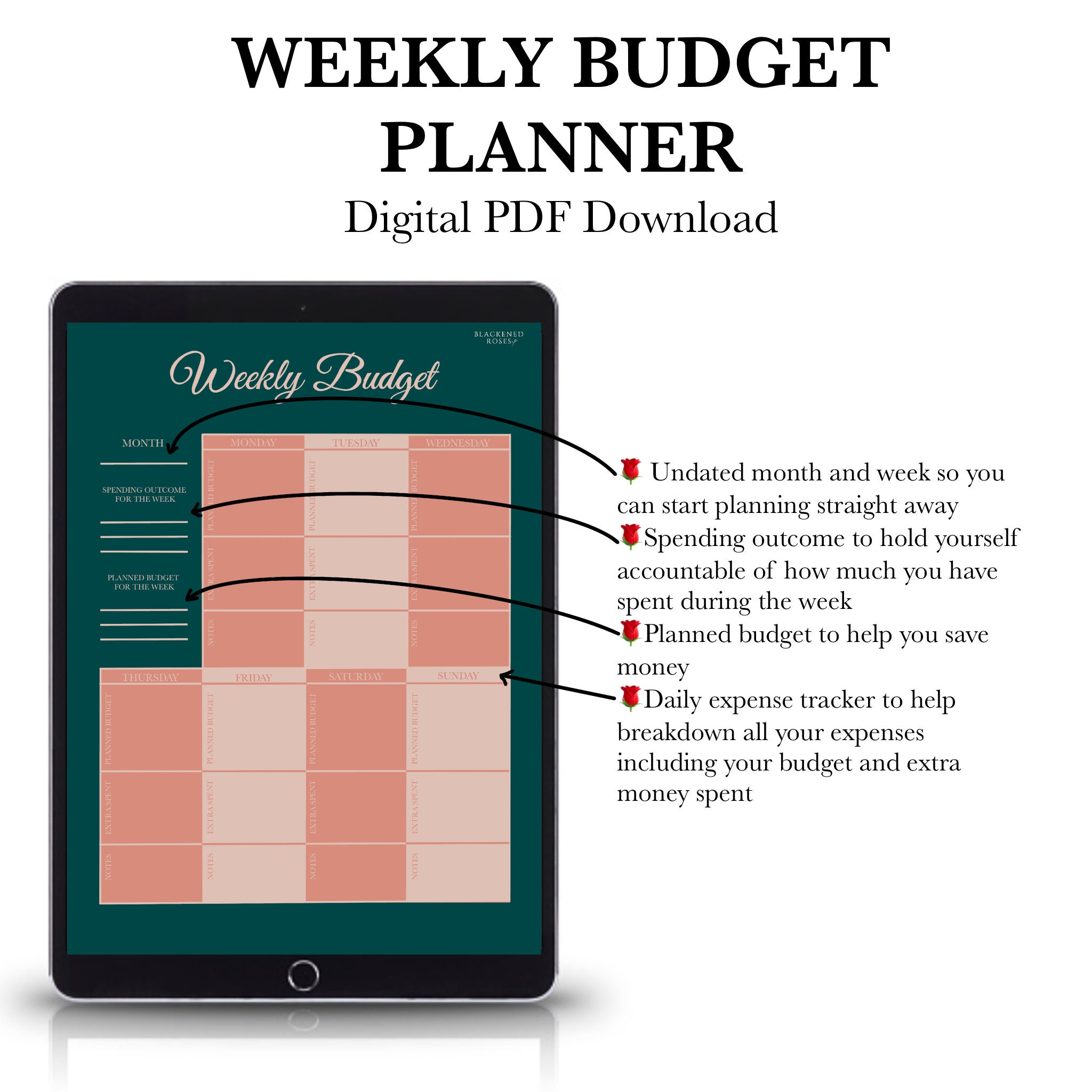 Ipad Budget Template Ipad Budget Template