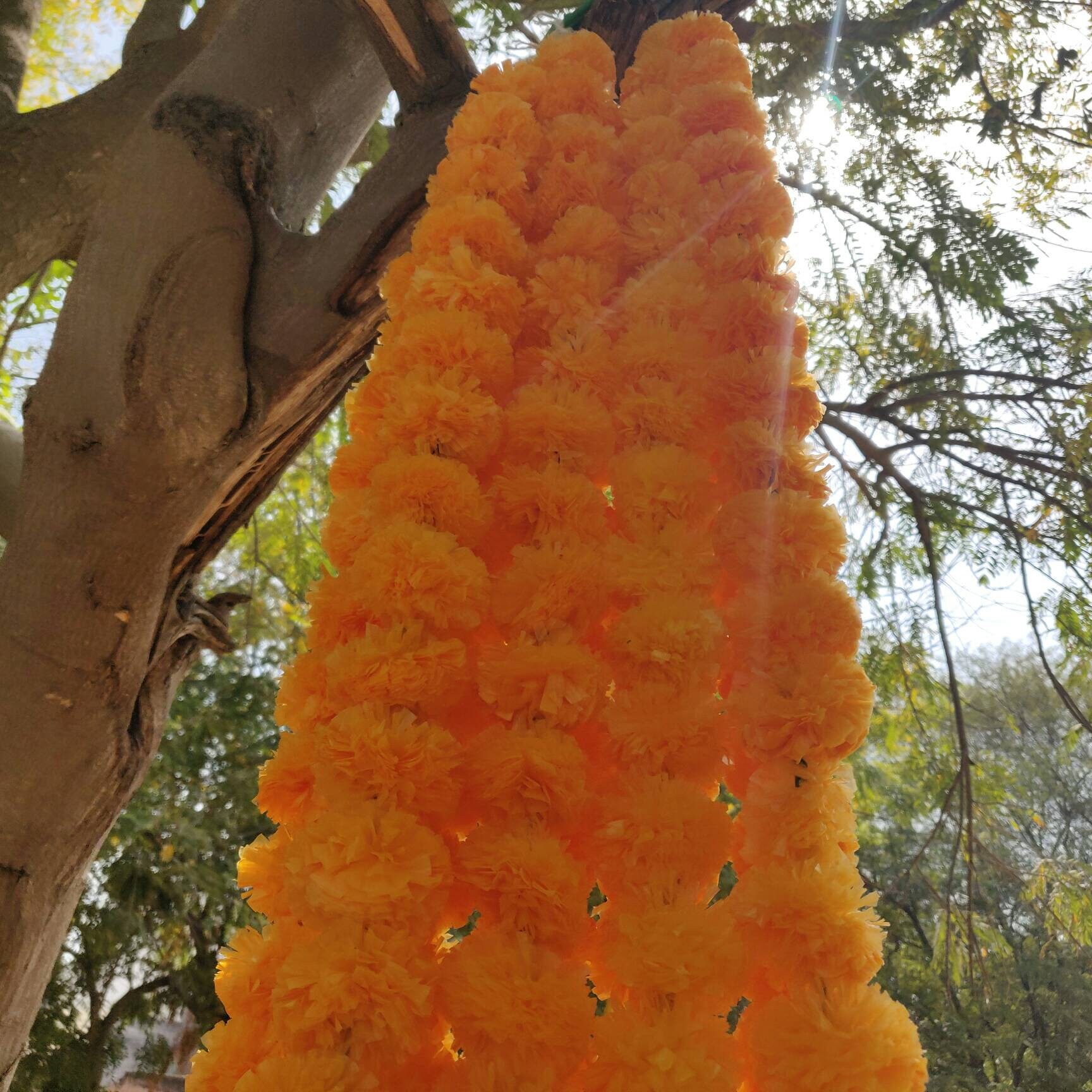 10 Pcs Indian Floral Marigold backdrops Garland’s for | Etsy