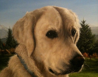 Custom Ordered Oil Animal Portraits