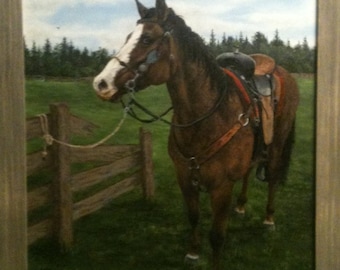 Custom Ordered Oil Animal Portraits