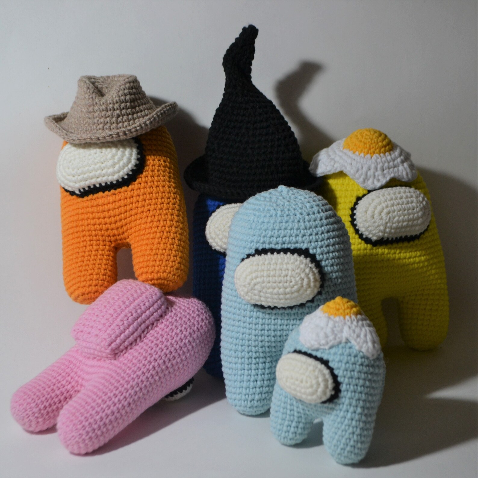 Among us plush with hat 6 inch or 3 inch Etsy