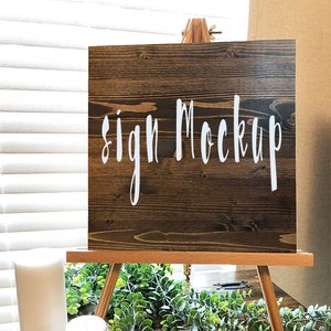 Easel Mockup | Sign Mockup | Wedding Sign Mockup | Wood Wedding Sign Download | Digital Download | JPG