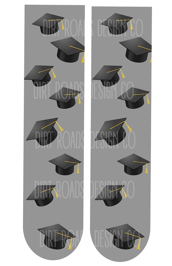 Download Sock Template Sock Sublimation Graduation Cap Socks Sock Etsy