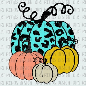 Leopard Kürbis, Herbst Kürbis, Thanksgiving Kürbisse Instant Download, Kürbis PNG Design PNG, digitaler Download, Clipart