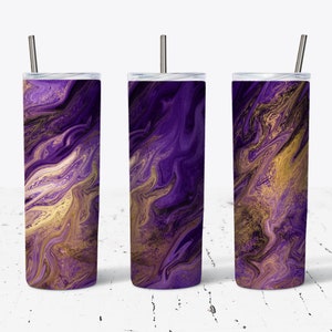 Tumbler Wrap Design per sublimazione 20 oz Tumbler Design per sublimazione Galaxy Gold Glitter Tumbler PNG Download immediato