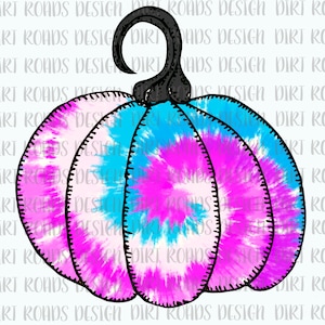 Tie Dye Pumpkin, Sublimation Design, Thanksgiving Pumpkin Instant Download, Pumpkin PNG Design  PNG, Digital Download, Clipart
