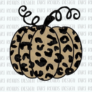 Leopard Kürbis, Sublimation Design, Thanksgiving Kürbis sofortiger Download, Kürbis PNG Design PNG, digitaler Download, Clipart