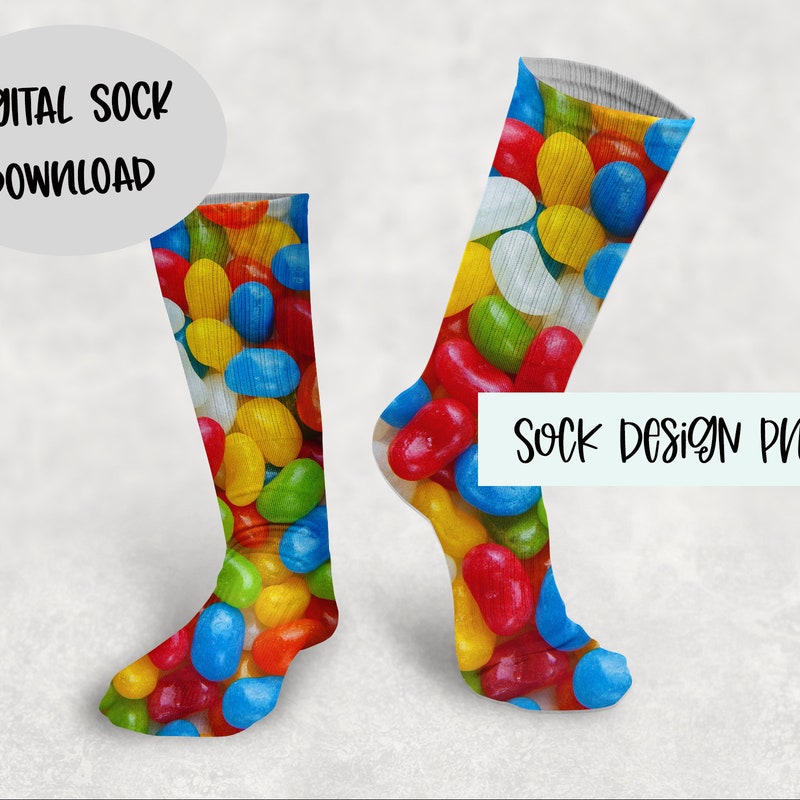 Sock Sublimation Template Etsy Sock Sublimation Template Etsy
