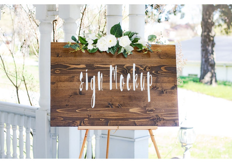 Download Easel Mockup Wedding Sign Mockup Easel Sign Mockup Stock | Etsy