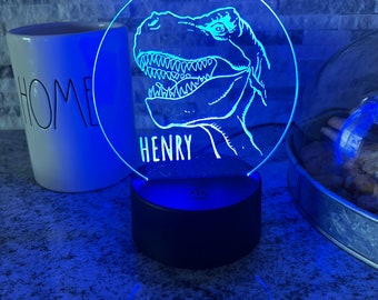 Luz nocturna LED personalizada personalizada 3D / lámpara de escritorio