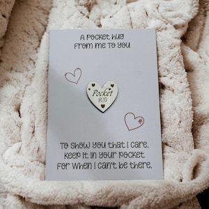 Heart Shape Pocket Hug, Pocket Token, Letterbox Gift, Gifts for Loved Ones