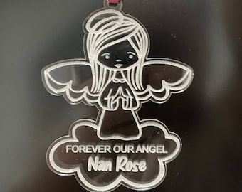 Personalised Memorial Christmas ornament, Memorial Decoration, In Loving Memory