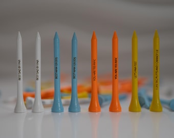 Personalized Golf Tees: Engraved Wooden Golf Gift