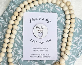 Pocket Hug, Token Gift, Amazing, Brave & Strong Pocket Hg, You've Got This, Sending Hugs, Gift For Friend's