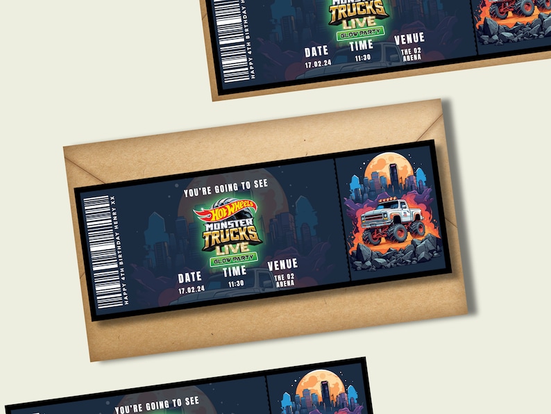 Personalised Ticket, Event ticket, Fake Personalised Ticket, Concert Ticket Keepsake afbeelding 6