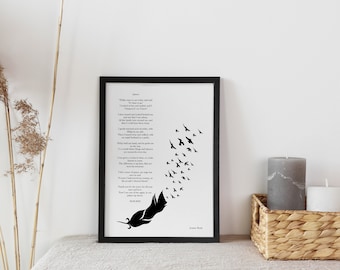 Queen Elizabeth II Poem Art Print: HM Remembrance Wall Decor