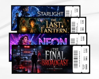 Personalized Musical Theatre Ticket: West End Souvenir Voucher