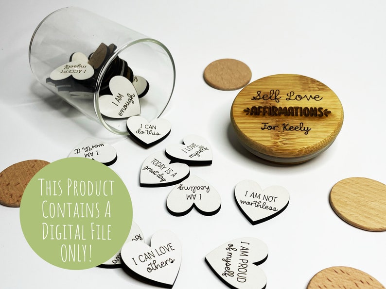 Self Love Jar SVG Digital File Download File Etsy