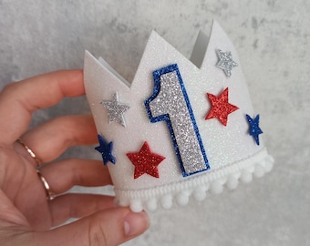 Our little firecracker, 4th of July birthday 1st birthday, stars stripes and lots of fun, red white and one, red white blue, red white two