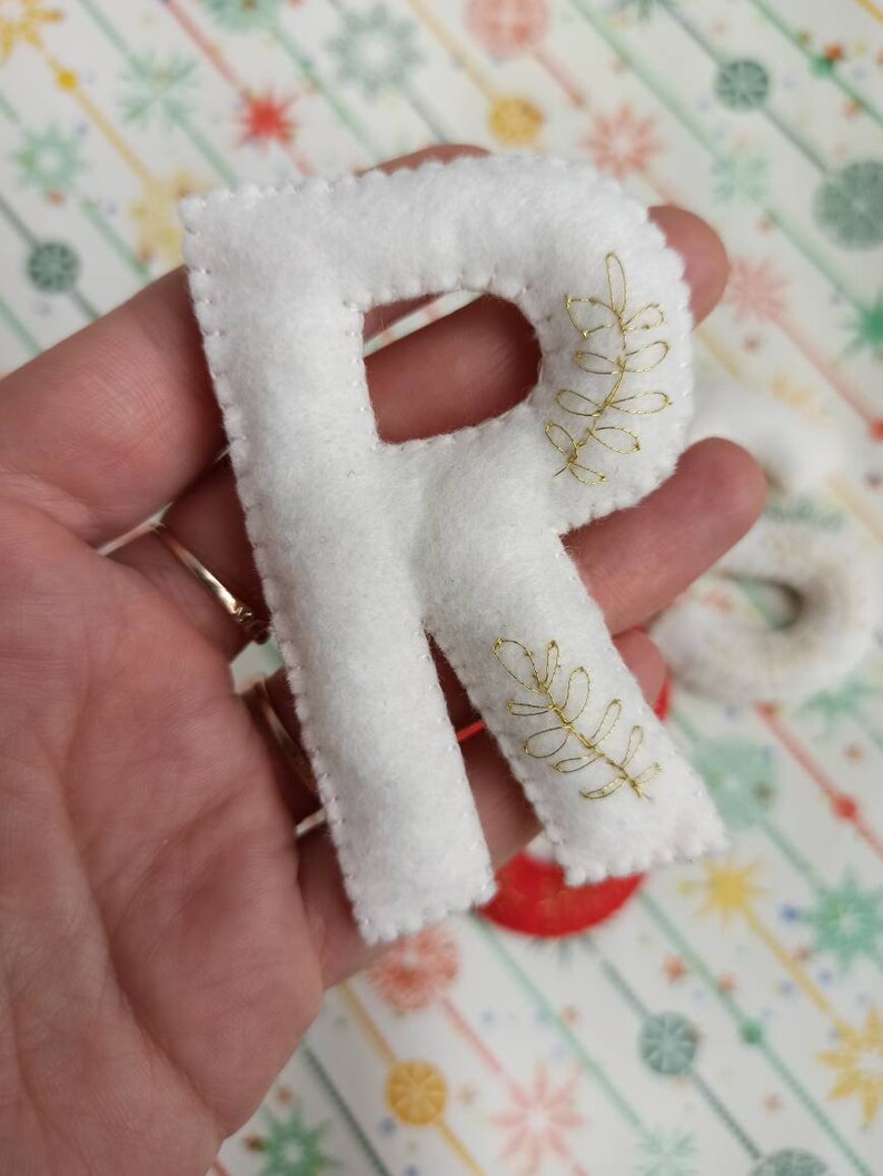 Letters for Stockings and Gifts Christmas Ornaments | Etsy
