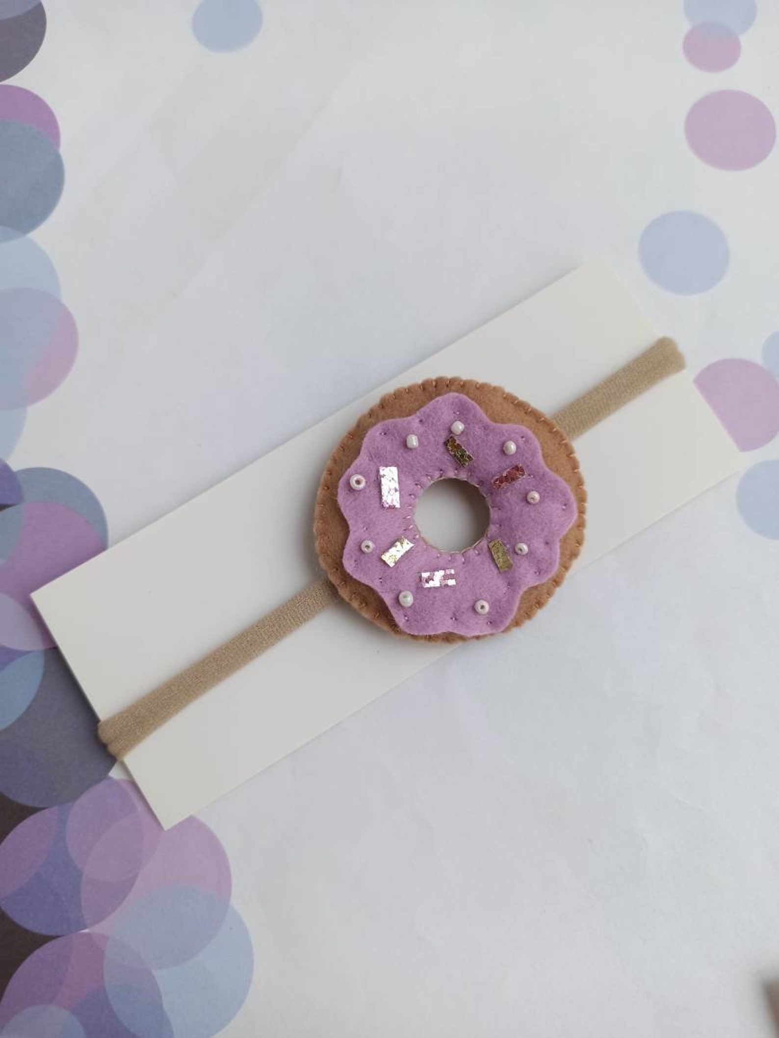 Donut Headband for Girls Donut Birthday Crown Baby Donut Etsy