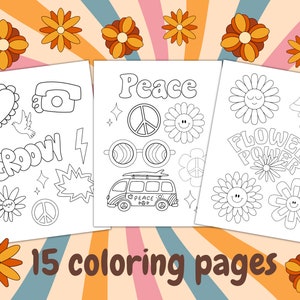 Groovy coloring page