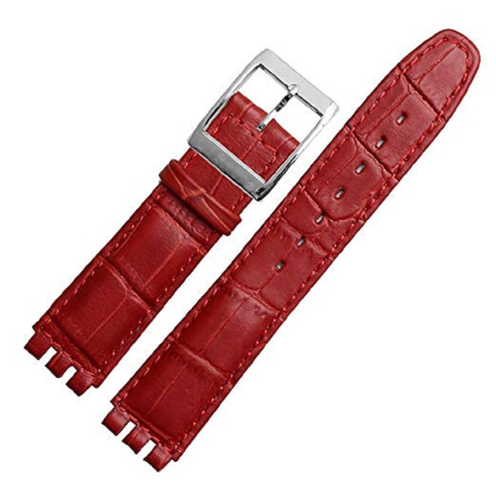 17mm Genuine Leather Standard Swatch Replacement Watch Band Etsy New