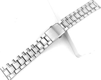 Ersatz 12mm 14mm 16mm 18mm 20mm Edelstahl Metall Armband Uhrenarmband Strap Belt