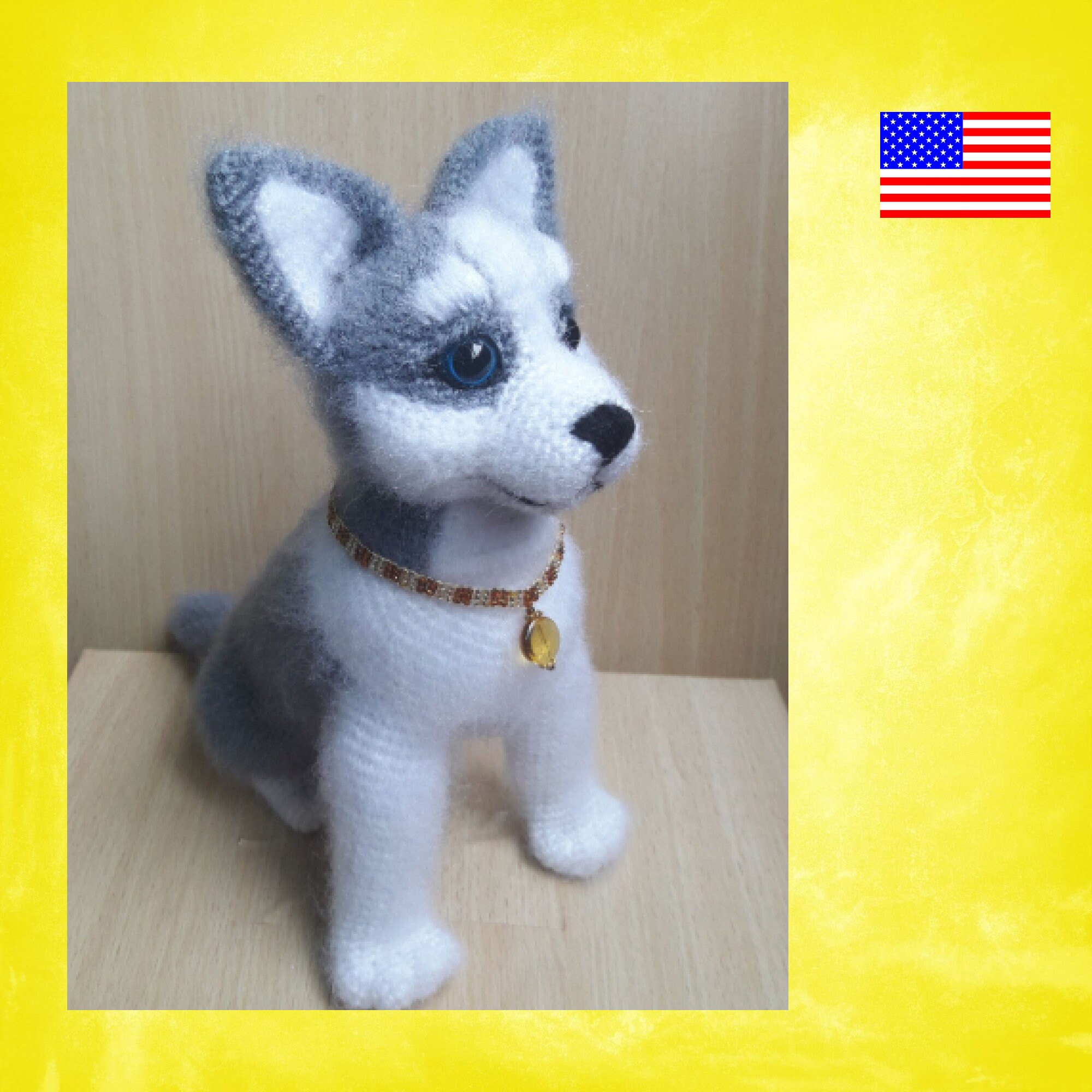 Crochet Puppies Dog Pattern Amigurumi husky / husky Dog Etsy