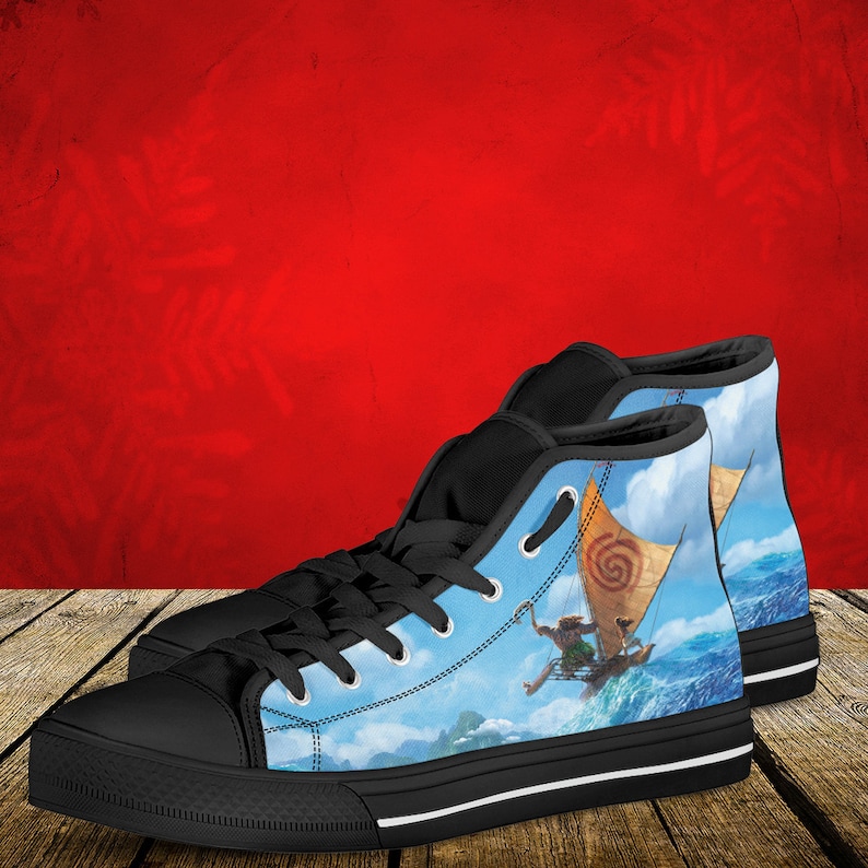 Moana High tops Moana sneakers women/'s and kid/'s shoes shoes men/'s Moana shoes