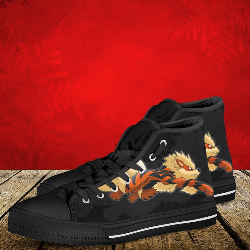 shoes men/'s women/'s and kid/'s shoes Pokemon Arcanine High top sneakers Pokemon shoes