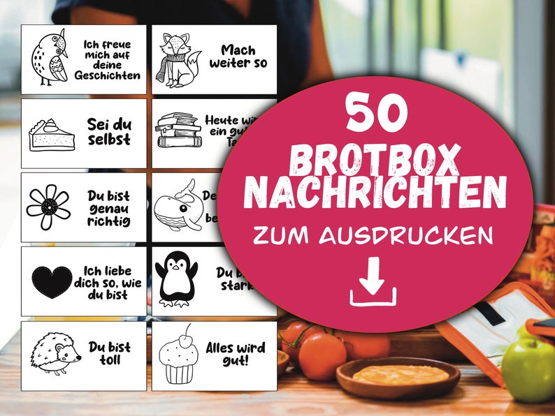 Lunch Box Text 50 Lunchbox Messages PDF | Printable Lunchboxes | Children's ...