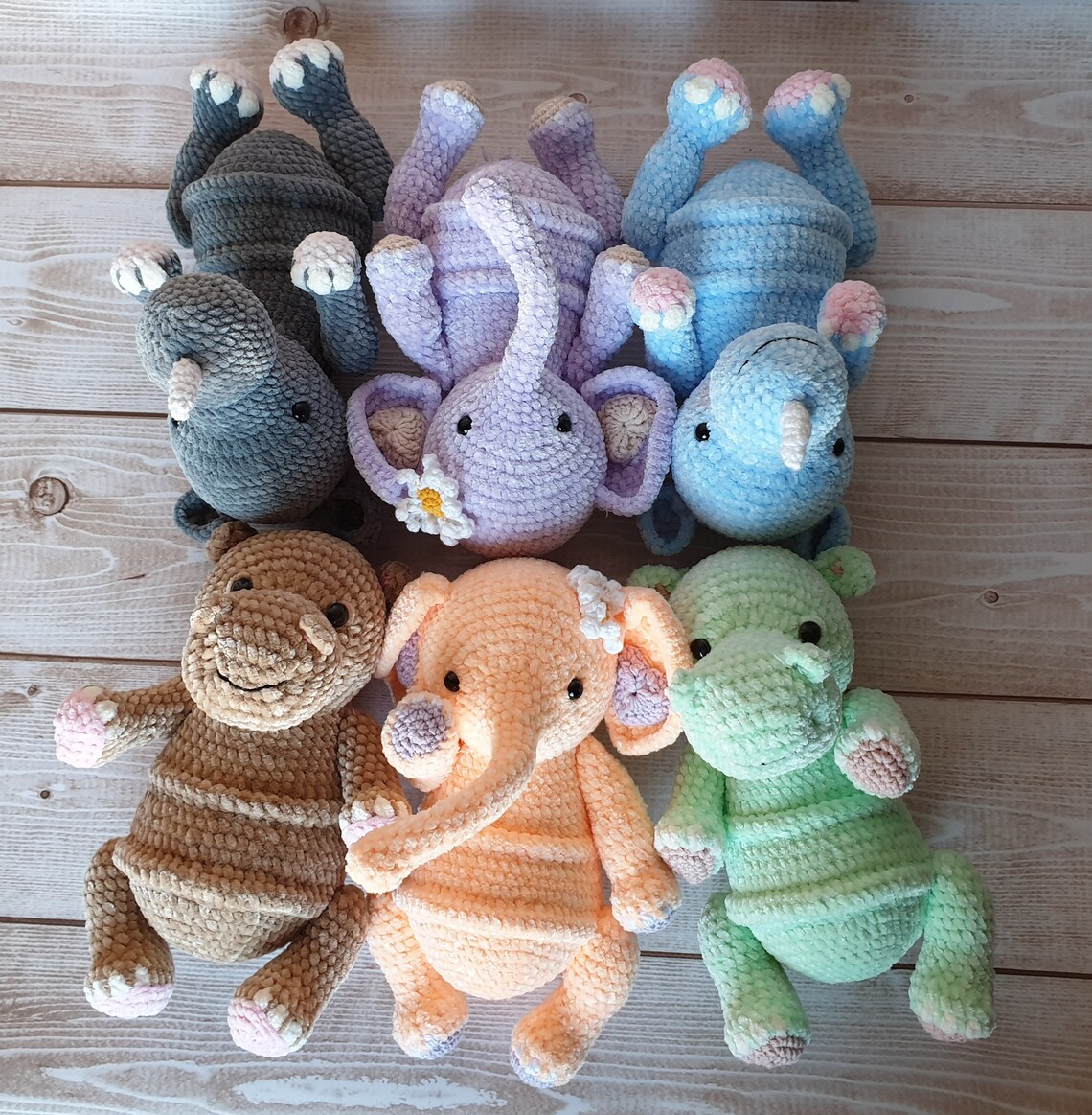 Crochet Pattern Safari Animals / set of 3 patterns / crochet Etsy
