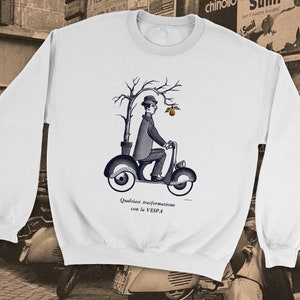 Vespa Scooter shirt - Unisex Heavy Blend Crewneck Sweatshirt