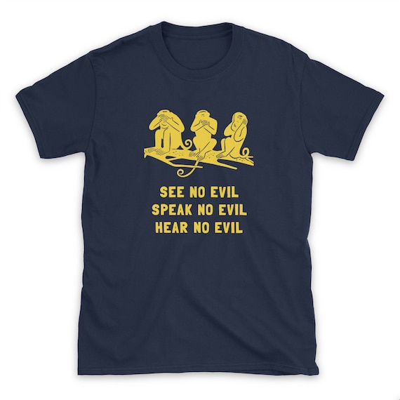 3 monkeys cheap t shirt
