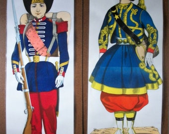 Affiches: Son Altesse le prince impérial et Pupille de la garde impériale et cantinière des zouaves.