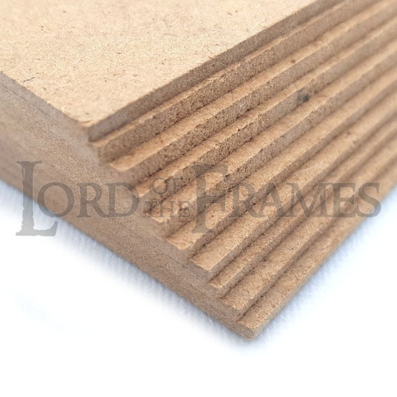 Art Supplies Painting Surface 14 x 11 MDF 2mm Backing Board Panel