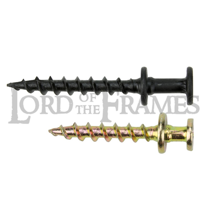 Brass or Black Bear Claw Hanger Plasterboard Drywall Picture Hanging Screws Hangman 45kg Etsy UK