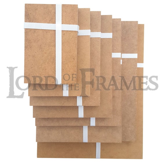 10 Pack of 2mm MDF Picture Frame Backing Board Panels Framing Photo Craft  Painting 6x4 7x5 8x6 9x7 10x8 A5 A4 A3 12x10 14x11 16x12 