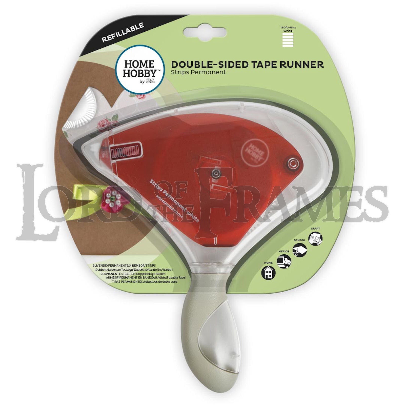 3L EZ Runner Grand Dispenser ATG Tape Easy Quick Refill Craft Framing