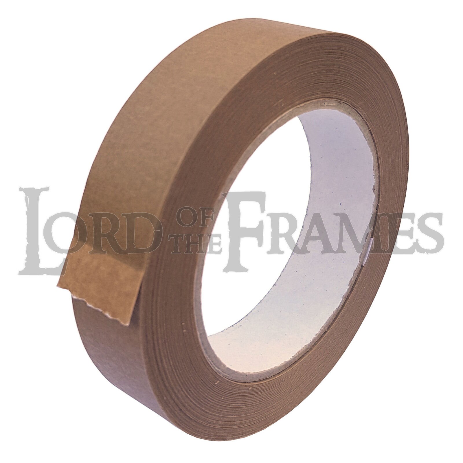 6X 25mm x 50m Framer's Tape - Brown Masking Tape, Self-Adhesive Kraft 6X 25mm x 50m Framer's Tape - Brown Masking Tape, Self-Adhesive Kraft