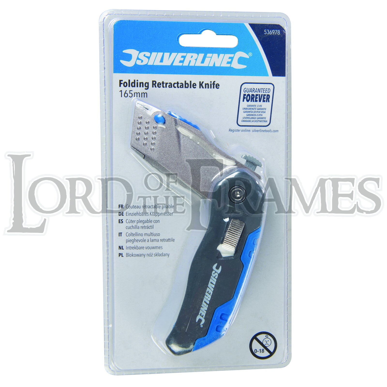 Folding Retractable Utility Knife 165mm when open Craft Tool Cutting