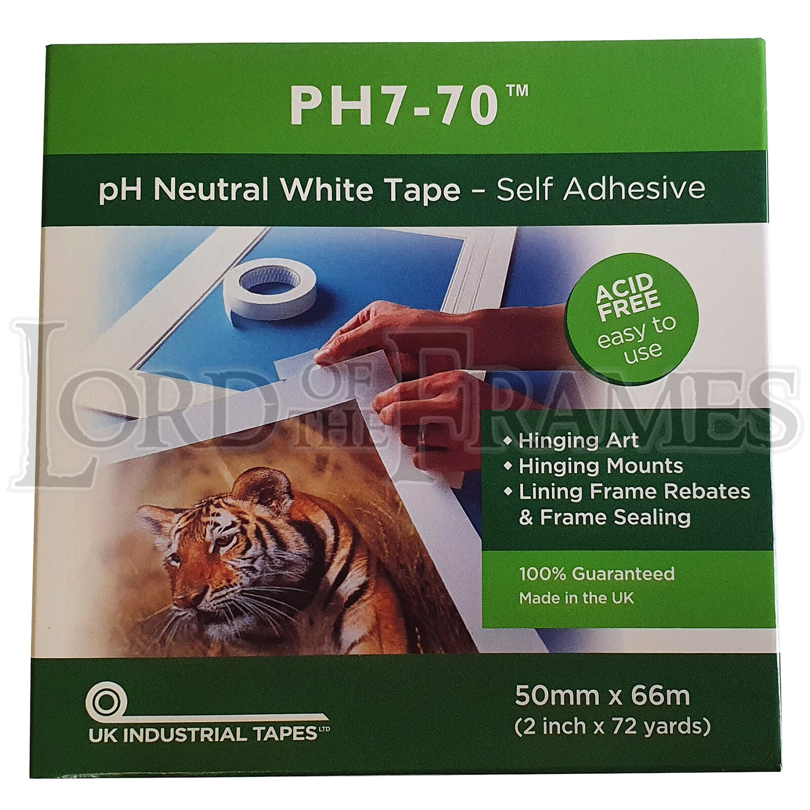 50mm X 66m PH770 Acid Free Tape Prints Frames Mounts Hinging Etsy UK