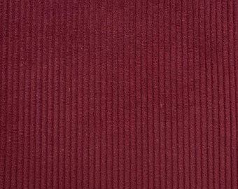 Cherry Berry Red, 8 Wale Corduroy Fabric, 100% Cotton, 330gsm, Fabric, Per Metre, Sewing, Apparel, Clothing, Dress Fabric, Meters, Corduroy